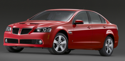 2009 Pontiac G8 GT X09PN_G8008